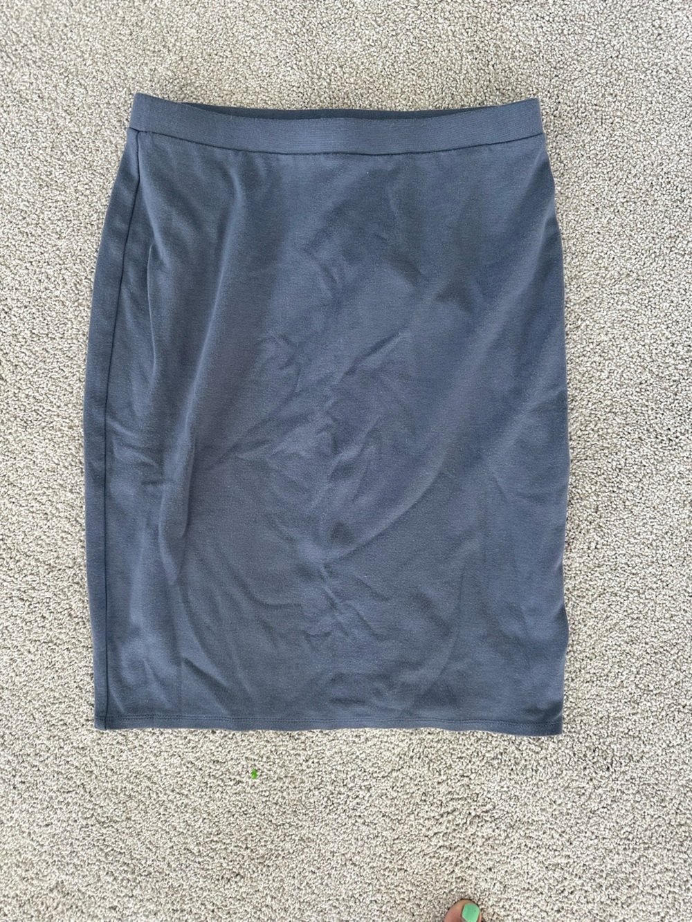 Leith Dark Navy Pencil Mini Skirt
